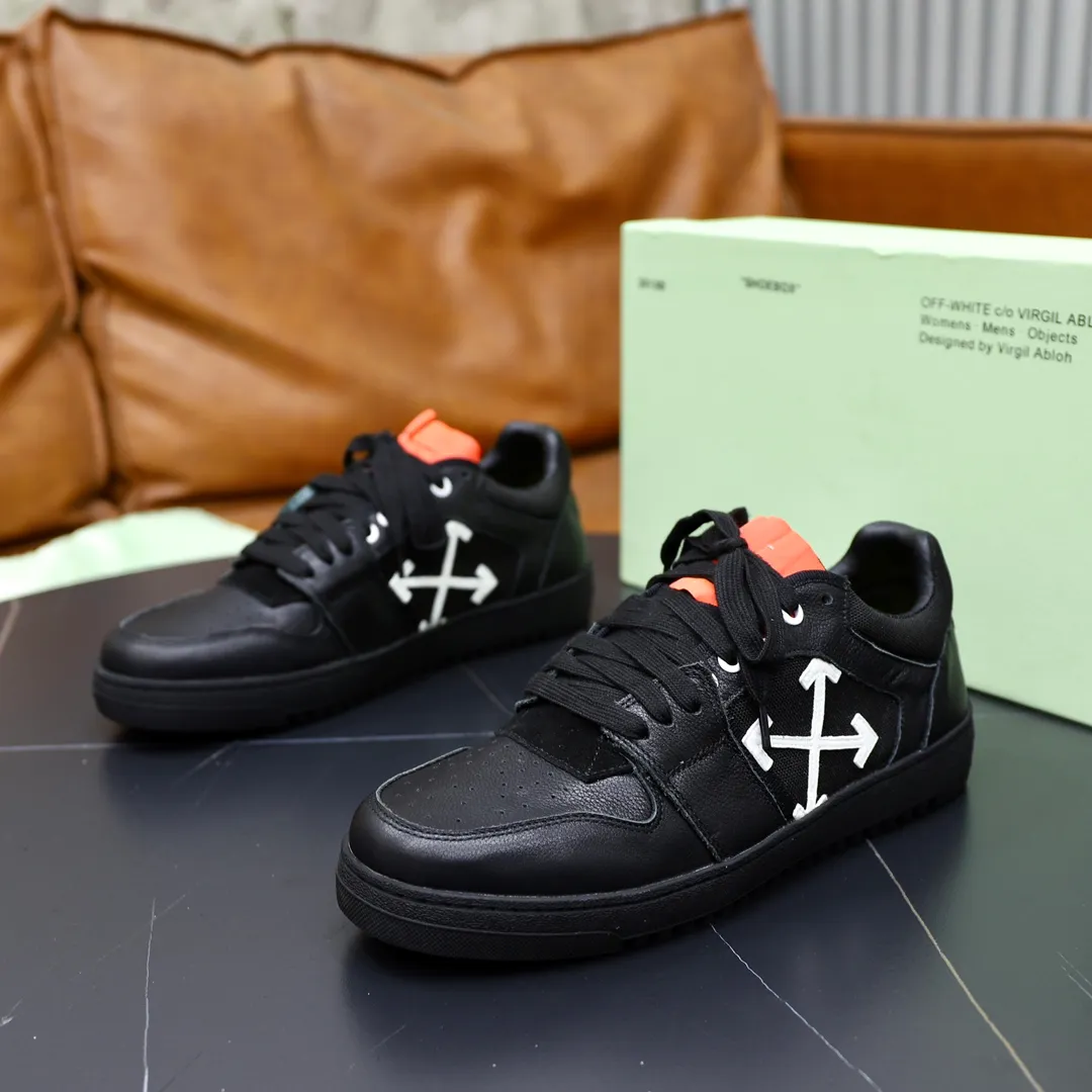 Men's shoes: 462💰💶【off-white】👫 Original one-to-one replica, high-end quality🥳The latest model has not been listed on the official website yet, the top version. Fabric: Imported original leather splicing Lining: Imported breathable mesh Outsole: Original rubber soft, light and wear-resistant Outsole Male 38-44 (customized for 45 and 46)